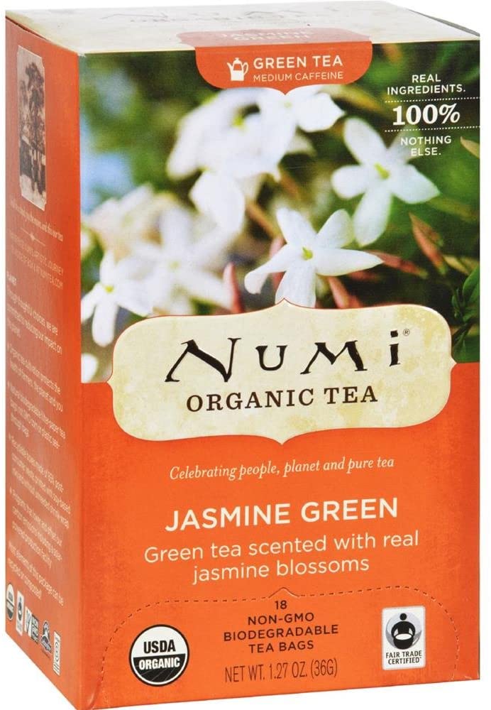 JASMINE GREEN ORGANIC TEA BAG - 18CT